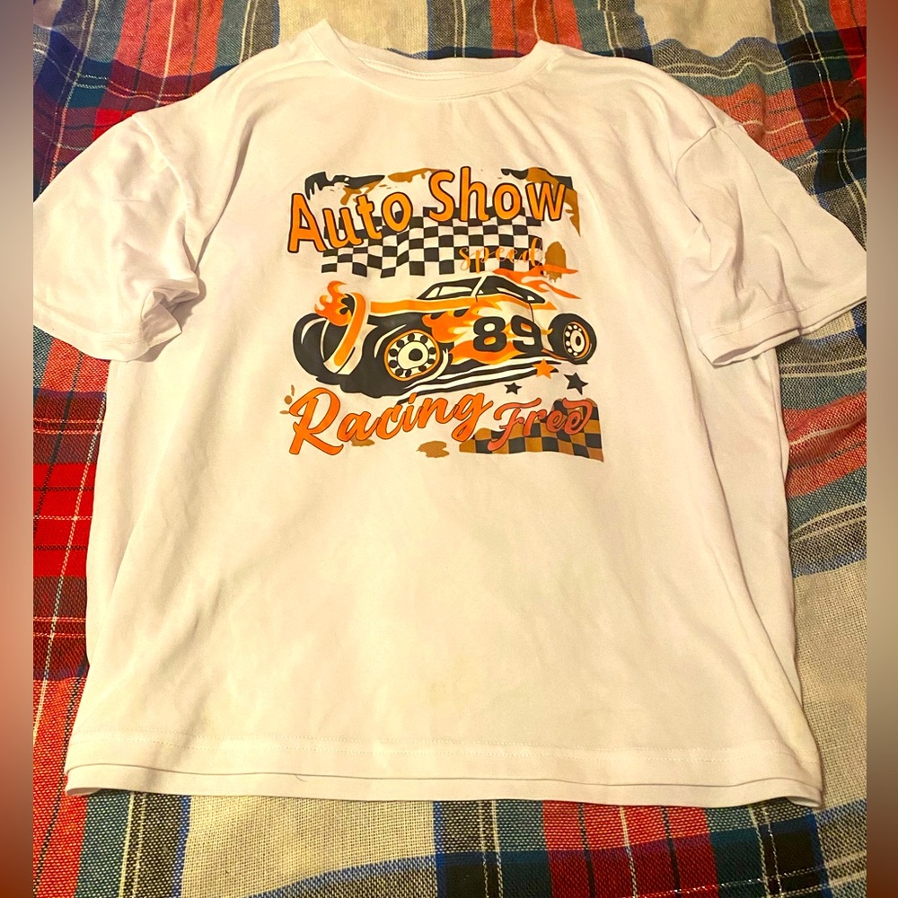 Graphic Print Crew Neck T-shirt, Casual Loose Short Sleeve Summer T-Shirts Tops
